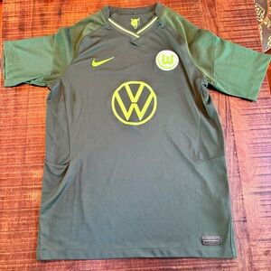 Kids wolfsburg soccer jersey